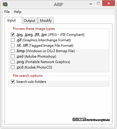 Acute Batch Image Processor Lite 1.3 快速方便的圖片批次轉檔工具