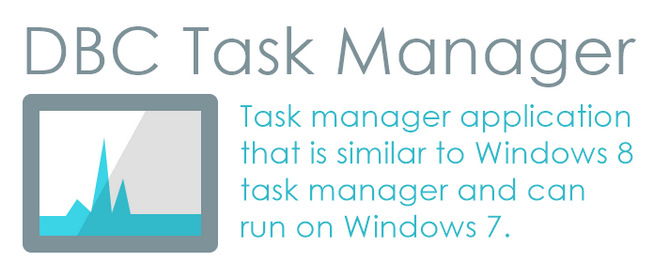DBC Task Manager 0.9.5.150 Win7 仿 Win8 工作管理員