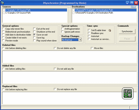 DSynchronize v2.30 - 資料備份同步好幫手