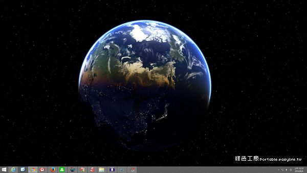 DesktopEarth 3.0.30 地球動態桌布，時時刻刻從宇宙看地球