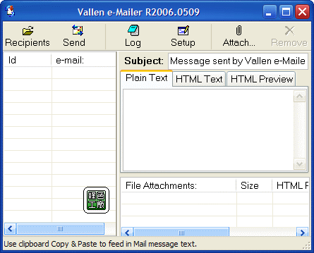Vallen e-Mailer - 大量發信工具