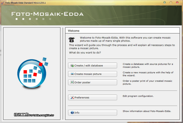 Foto-Mosaik-Edda 6.8.12318.1 - 蒙太奇圖片製作教學
