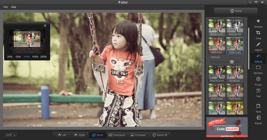 Fotor 3.6.1 編修照片就像在手機上一樣的簡單！