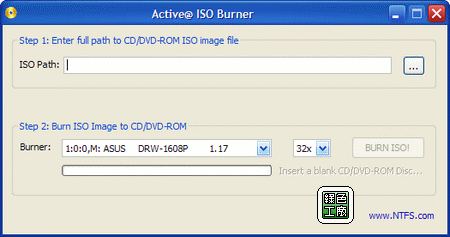 Active@ ISO Burner - 映像檔燒錄