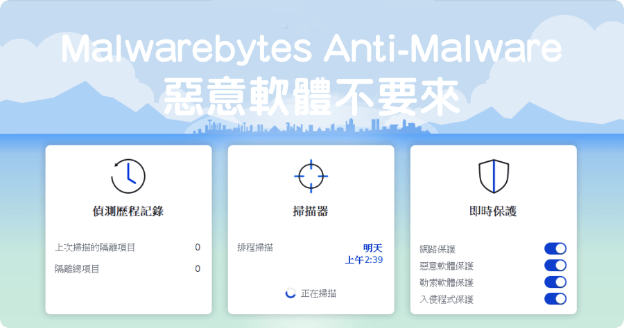 Malwarebytes Anti-Malware 4.6.17 惡意軟體不要來，免費工具幫你掃除！