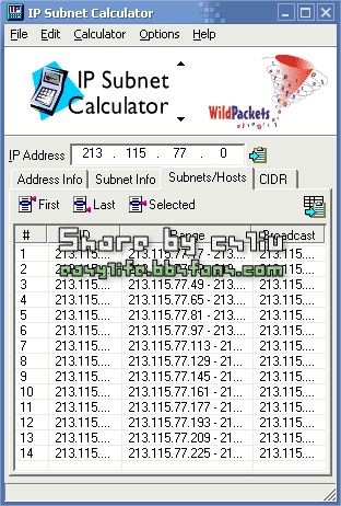 Network Calculator