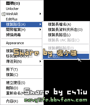 Path Copy 4.0 複製檔案的名稱路徑