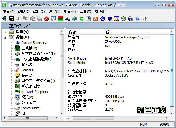 SIW 2009-07-28 - 系統資訊，一覽無遺