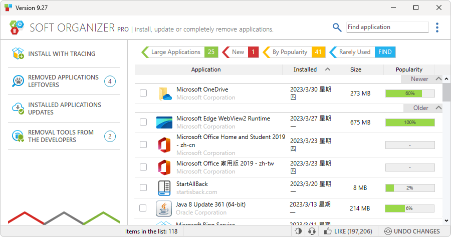 限時免費 Soft Organizer Pro 9 批次移除軟體，徹底清除留在系統的垃圾