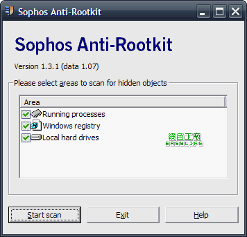 Sophos Anti-Rootkit v1.3 - Rootkit偵測工具