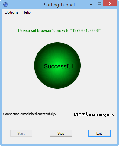 Surfing Tunnel 1.7 - 翻牆代理工具，代理IP多達30個不同的國家