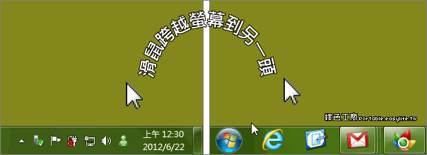 Unlimited Mouse - 解除滑鼠螢幕邊緣的限制，滑鼠移動的最短路徑