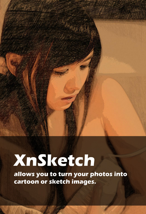 XnSketch 1.20 相片輕鬆變素描，知名看圖軟體XnView手機工具（PC/iOS/Android）