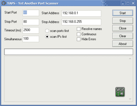YAPS - Fast TCP/IP port scanner