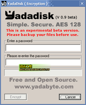 YadaDisk資料夾加密