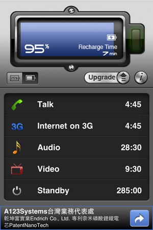 Battery Master。該如何查詢iPhone的電量呢？