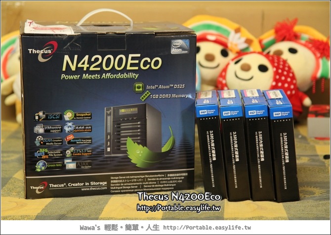 【開箱文】Thecus N4200Eco。我的第一座NAS！