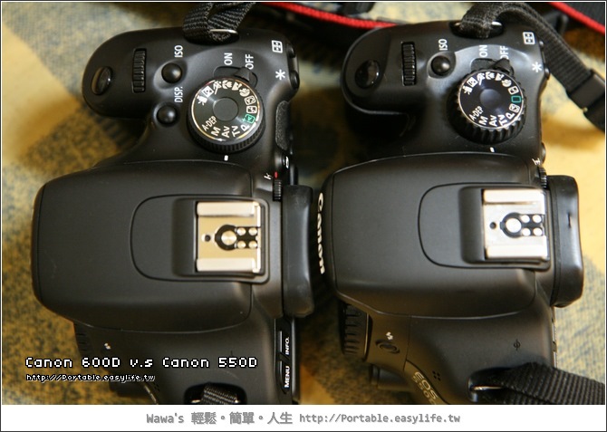 Canon 600D開箱。600D與550D比較