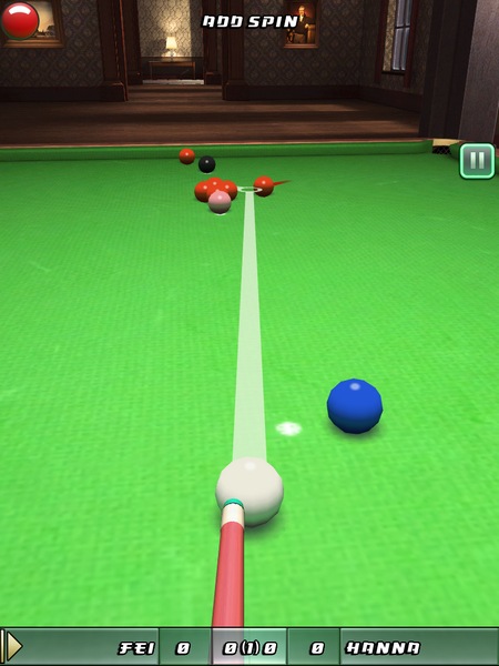 Snooker Club。iPhone/iPad撞球遊戲