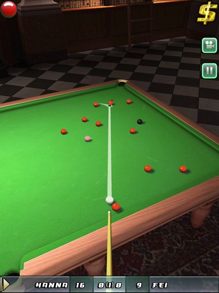 Snooker Club。iPhone/iPad撞球遊戲