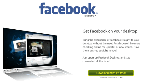 在桌面使用Facebook，像訊息般地接受通知