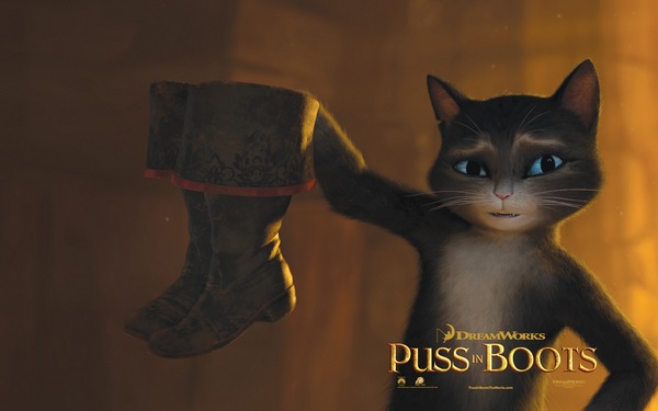 Puss In Boots鞋貓劍客。高畫質桌布、佈景主題