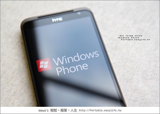 HTC TITAN X310e。Windows Phone