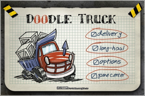 【iPhone】Doodle Truck，我真是個瘋狂的卡車司機！