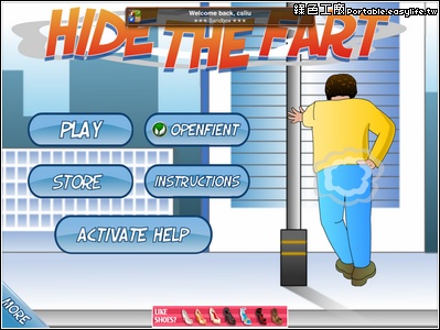 Hide The Fart。好機車的放屁遊戲（iPhone/iPad街機遊戲）