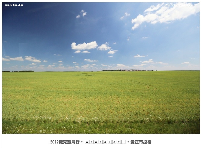 【捷克】美麗的田野風光，藍天、白雲、綠草地～張張都是桌布的好景色！