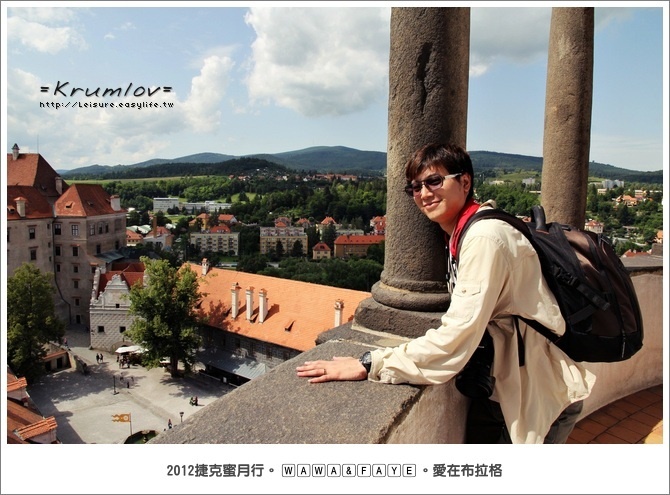 【捷克】彩繪塔。Krumlov 庫倫諾夫最佳拍照地點＆城堡區漫步走