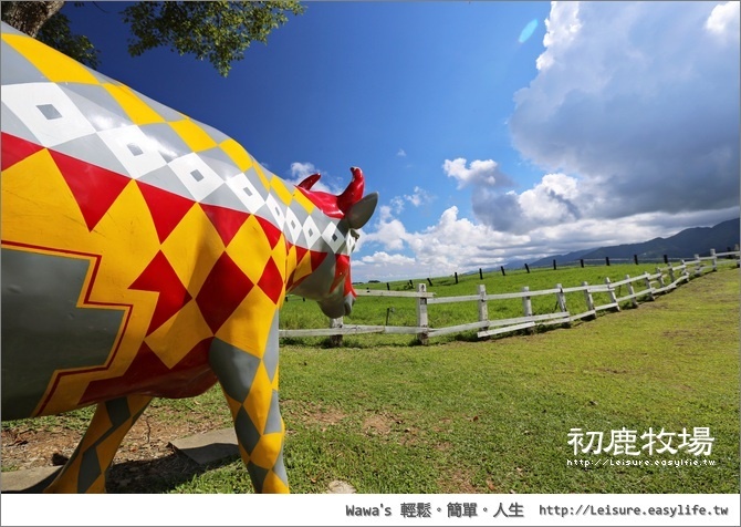 【台東】初鹿牧場。讓我們在藍天綠地中放空吧！