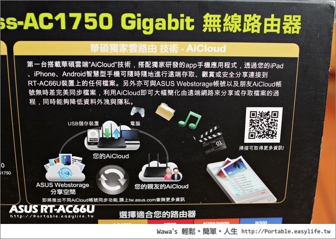 ASUS華碩 RT-AC66U 802.11ac 雙頻無線 450Mbps Gigabit 路由器