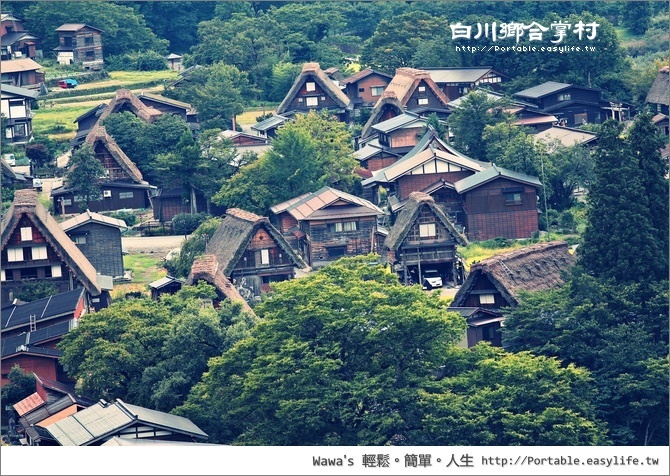白川鄉合掌村。日本昇龍道、日本中部旅遊