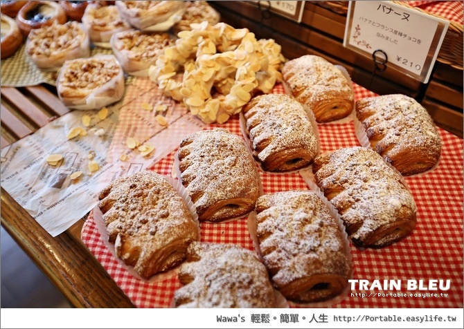 日本知名麵包店 TRAIN BLEU。日本中部旅遊。昇龍道