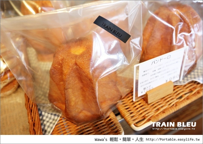 日本知名麵包店 TRAIN BLEU。日本中部旅遊。昇龍道