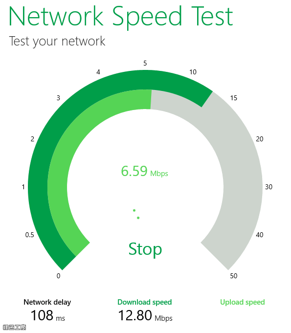Microsoft Network Speed Test