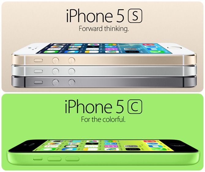 iPhone 5c規格、iPhone 5s規格