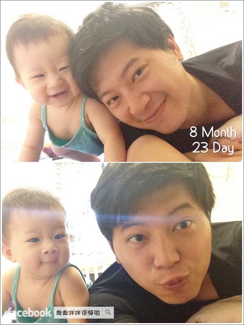 指揮官報到！指著爸爸叫爸爸囉^^！8M23D-8M29D