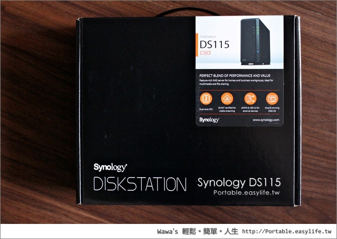 Synology DS115 單顆硬碟機種NAS