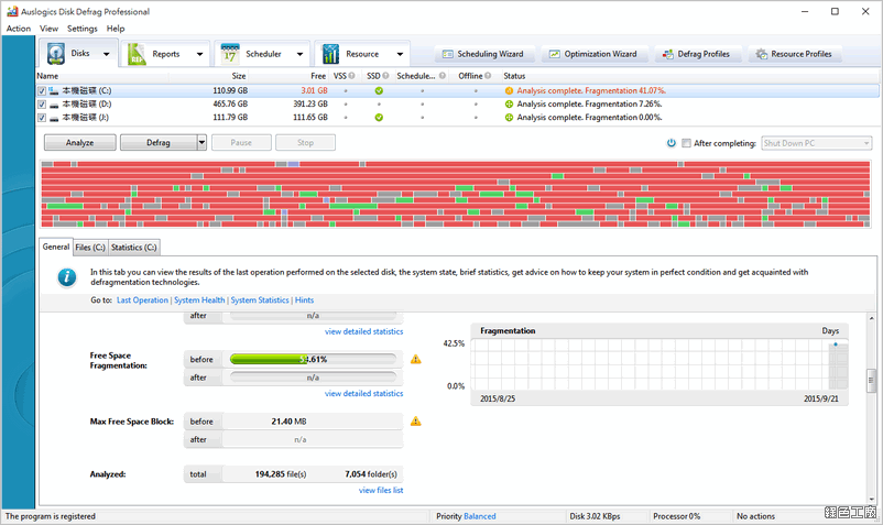 Auslogics Disk Defrag Pro 專業版 License