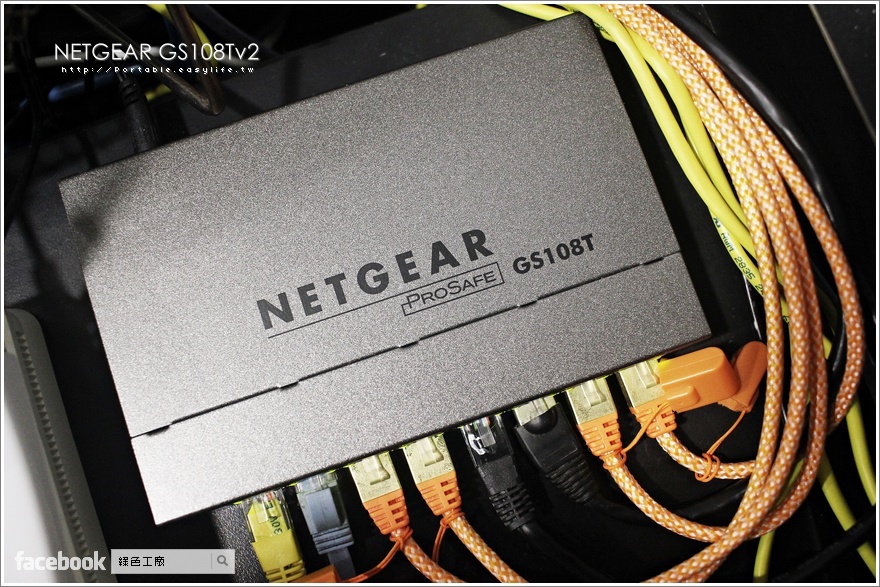 【開箱】NETGEAR GS108Tv2 支援 Link Aggregation 網路聚合技術 8 PORT SWITCH