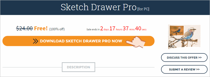 SoftOrbits Sketch Drawer Pro 素描軟體限時免費