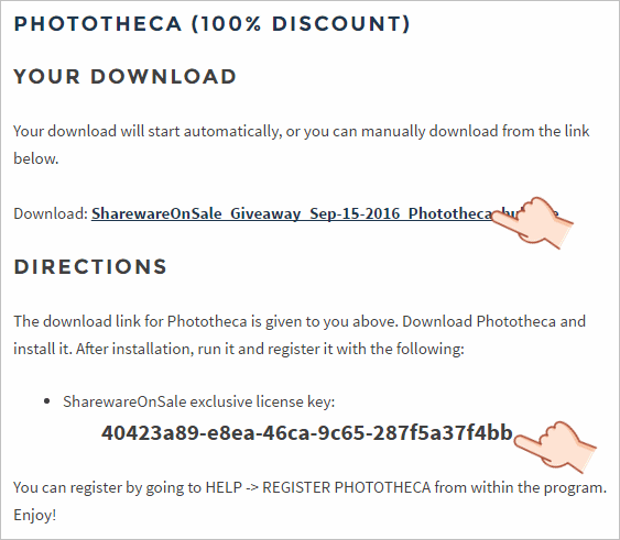 Phototheca Image Browser, download, License
