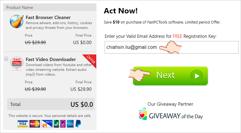 Fast Browser Cleaner 瀏覽器清理工具