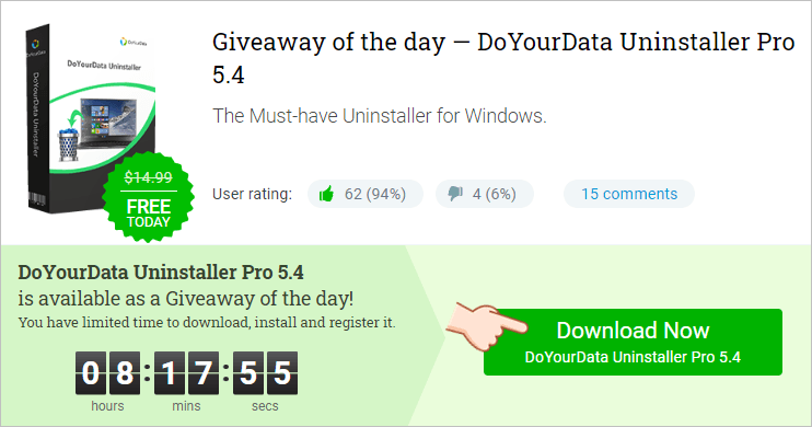 DoYourData Uninstaller 免安裝, License