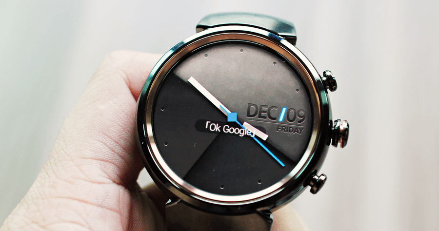 ASUS ZenWatch 3 煙燻黑開箱，自訂按鈕與省電模式非常實用