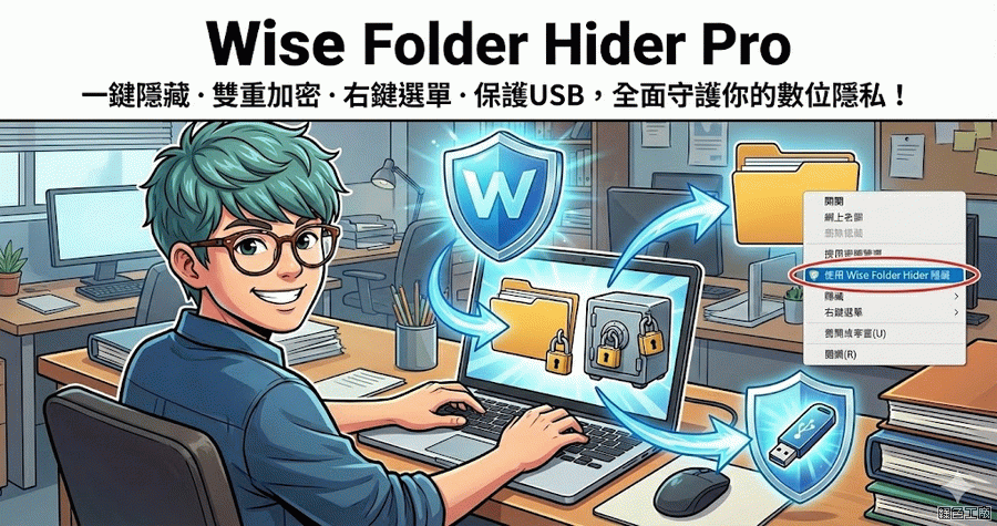 限時免費 Wise Folder Hider Pro 5.0.9 該藏的就要藏，該加密的就要加密