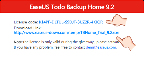 EaseUS Todo Backup Home 限時免費