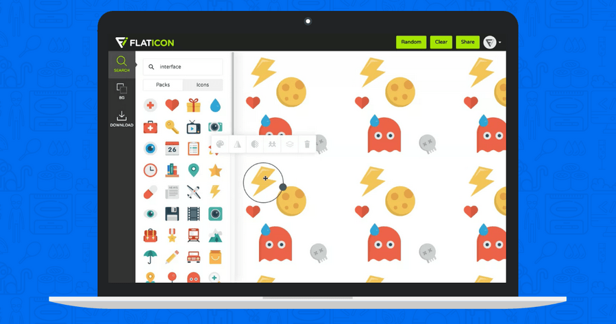 FLATICON 超過 30 萬筆向量圖示素材，設計師模式輕鬆上手